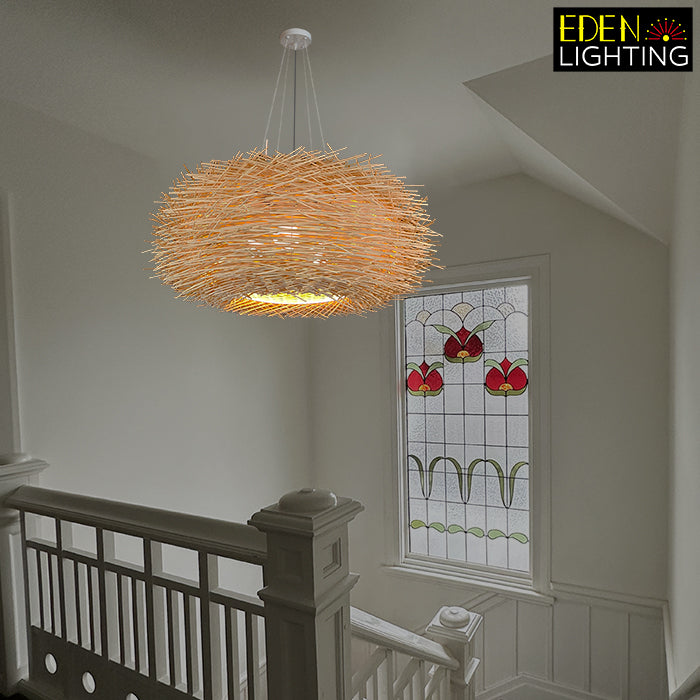 Natural Bamboo Lamp shade Bird's net-1m