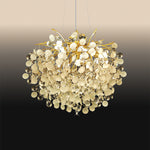 Gold pendant light with crystals eden lighting North shore NZ