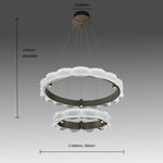 Auckland dining chandelier dimensions