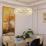 NZ crystal dining chandelier