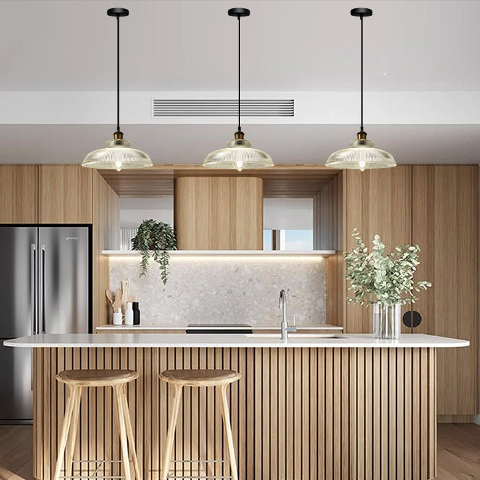 Auckland glass pendant kitchen light