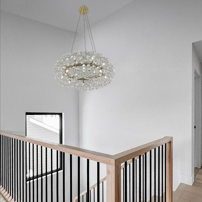 Auckland crystal chandelier for staircase 