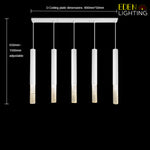 pendant light white color change size NZ