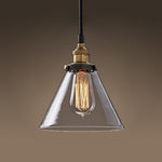 vintage-style glass pendant light for bedside indoor lighting store NZ