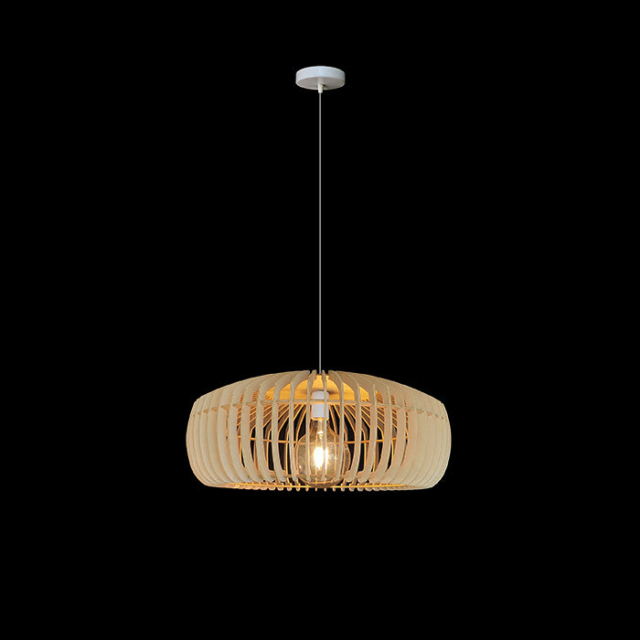 wooden pendant light over island NZ