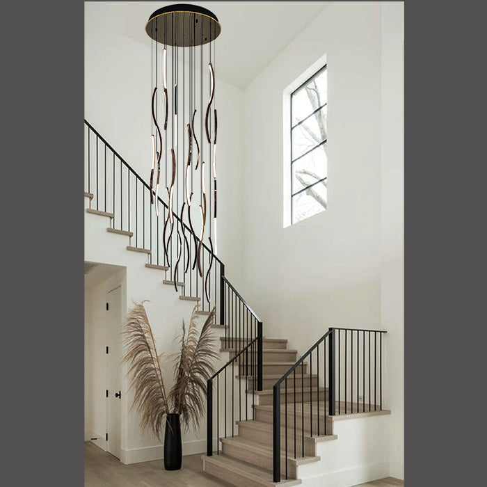 huge led stair chandelier Auckland