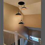 Auckland grand staircase pendant gold