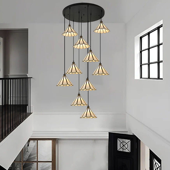 staircase pendant real-life display NZ