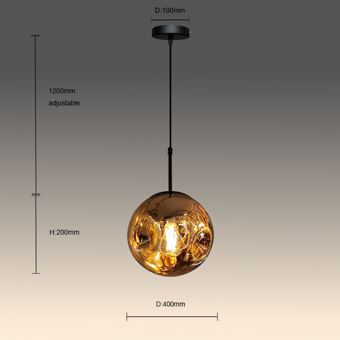 Pendant measurement chart small rooms NZ
