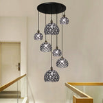 large modern staircase pendant Auckland