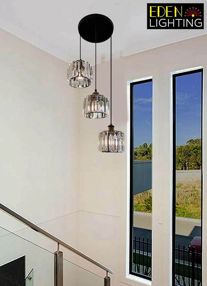 Pendant light Black Plate-300 with 9263