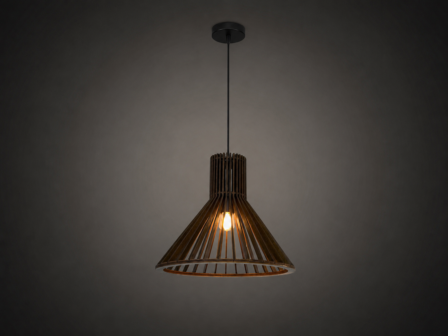 Contemporary timber pendant light Wood86-450 co
