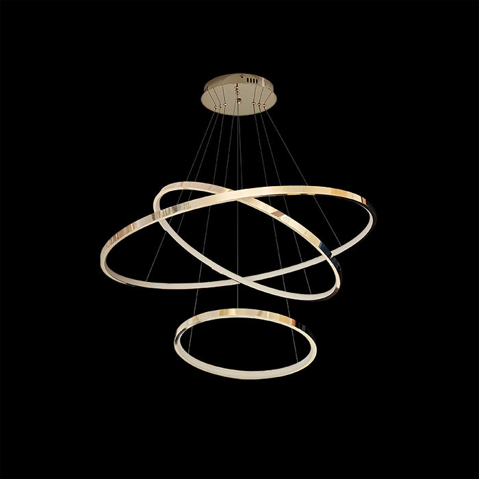 Modern chandelier LED pendant light in lounge area affordable store NZ