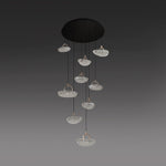 crystal pendant light brass bass staircase NZ