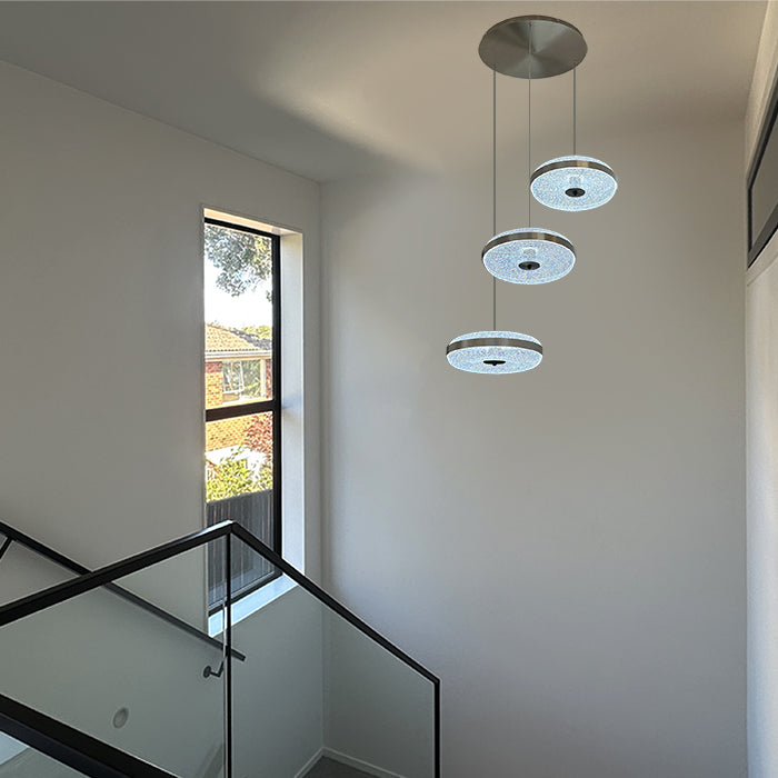 Modern staircase pendant lights west Auckland