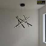 designer black pendant light for staircase lighting shop NZ