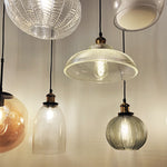 Industrial style glass pendant light Edenlighting