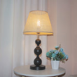 Table lamp with a woven shade NZ