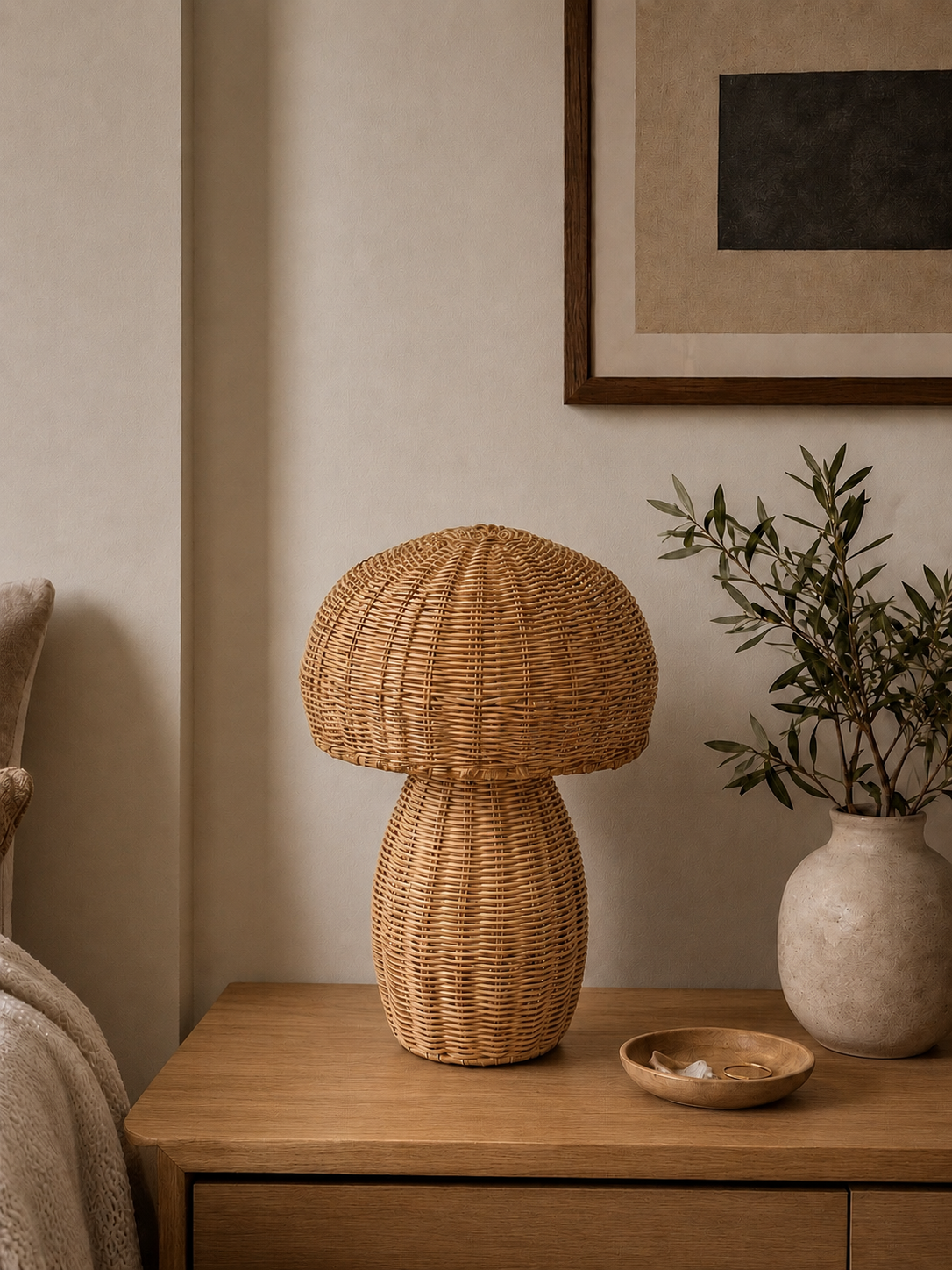 Wood table lamp T9008