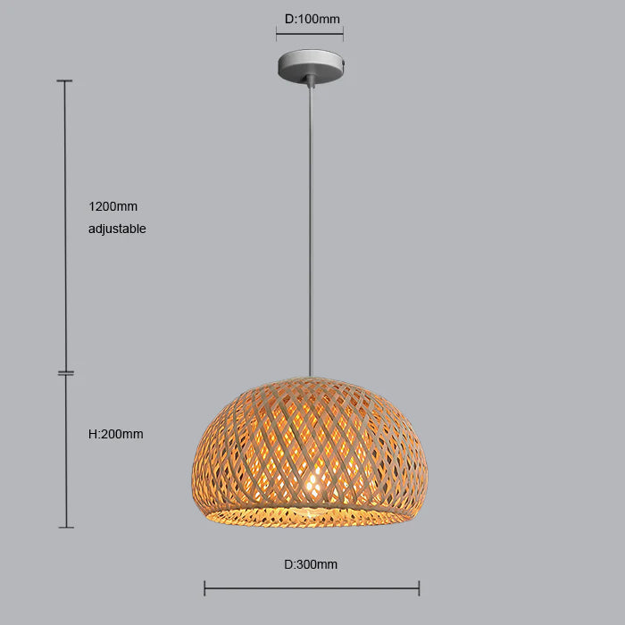 small timber pendant lamp for cosy bedroom corner size auckland
