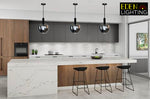 tinted glass pendant for kitchen breakfast bar auckland