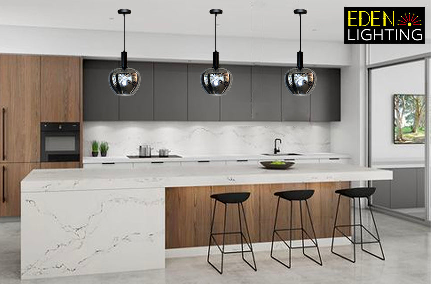 tinted glass pendant for kitchen breakfast bar auckland