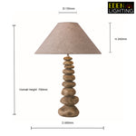 vintage table lamp for character home szie auckland
