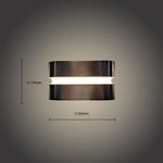 led wall light landscape lighting size