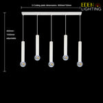 Auckland pendant hanging light dimensions