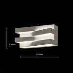 minimalist white wall lamps for apartment Auckland size