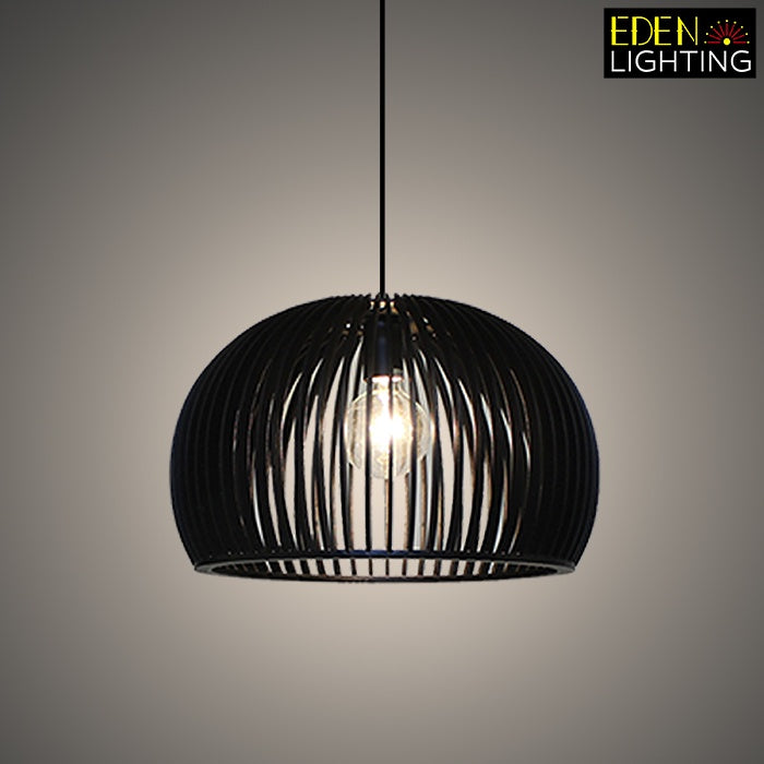 wood05 350mm Black Jasper Pendant Light