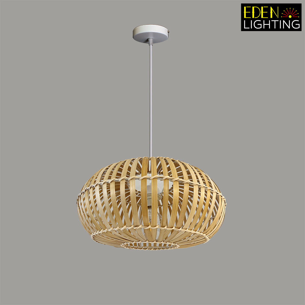 wood slatted pendant light for restaurant interior nz
