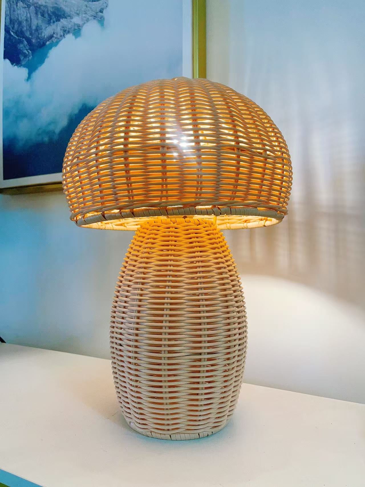 Wood table lamp T9008