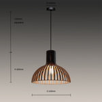 wooden pendant light with dimensions NZ