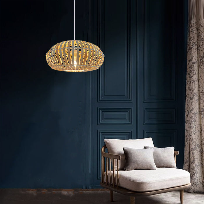 wooden pendant lighting for boutique showroom auckland