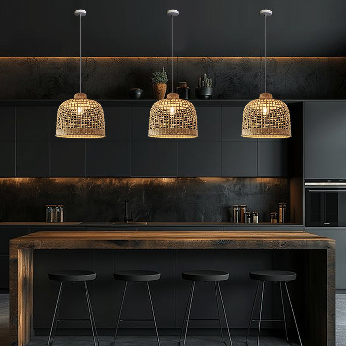 modern wooden pendant for kitchen Auckland