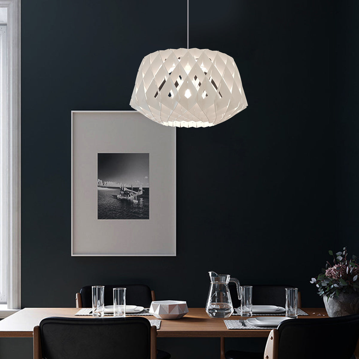 wooden pendant light for dining room nz