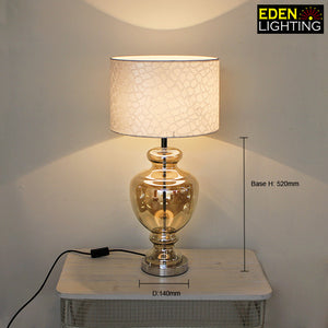 ED320 Myla Amber glass table lamp