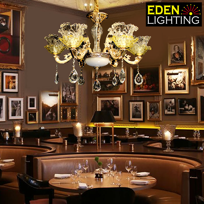 Crystals Chandelier Gold 6813-6P
