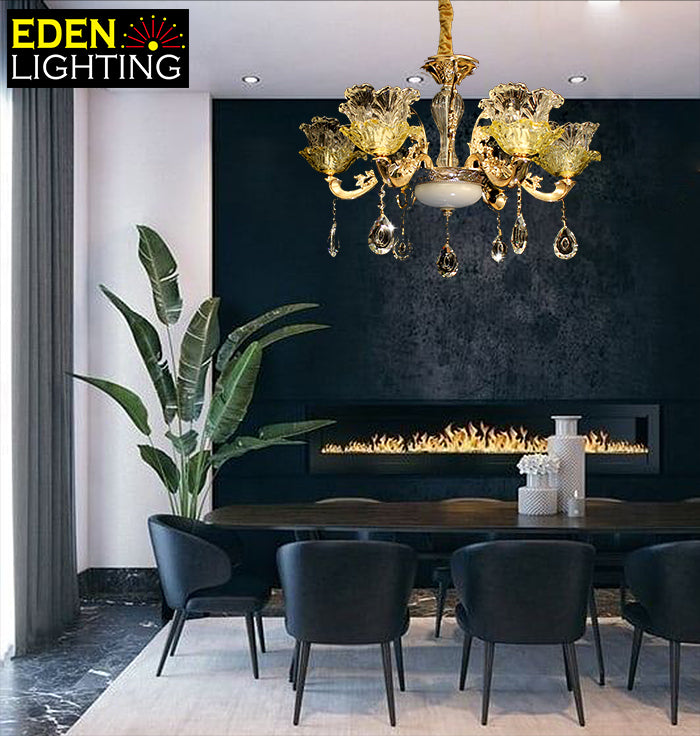 Crystals Chandelier Gold 6813-6P