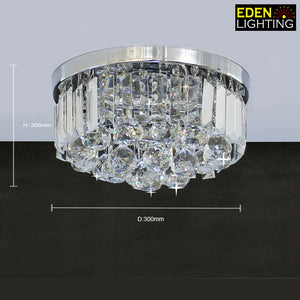 7156-300mm Sarah crystal ceiling light