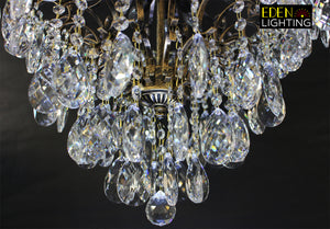 7803-600 Antique Black Topher crystal chandelier
