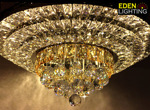 823-600 Maddy Round crystal ceiling light
