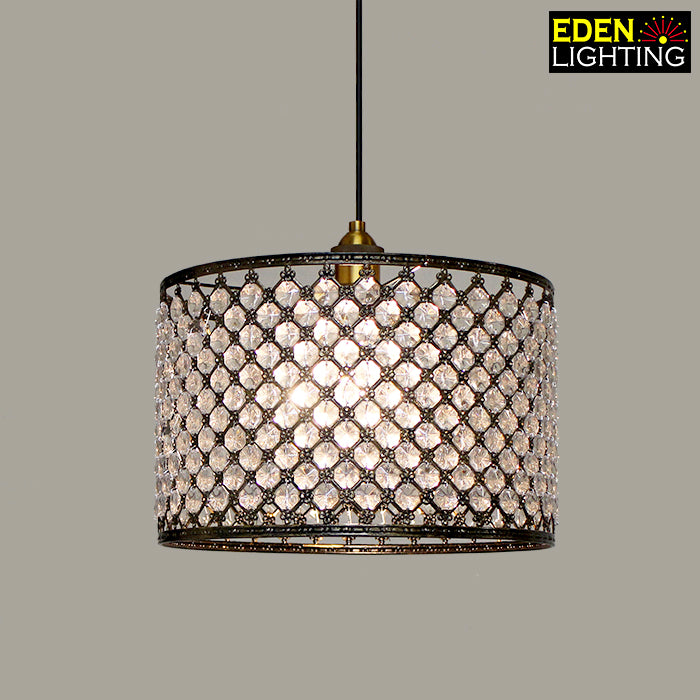 Lamp shade Crystals Brown 8666-300mm