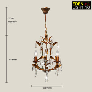 9087-3L Adonis chandelier