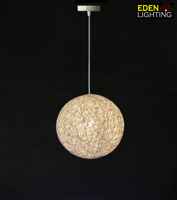 9157-300 White Bloom lamp shade with pendant