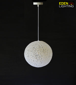 9157-300 White Bloom lamp shade with pendant