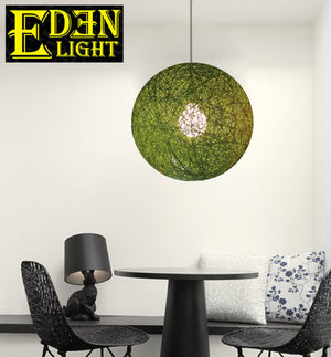 9157-400 Green Bloom lamp shade with pendant