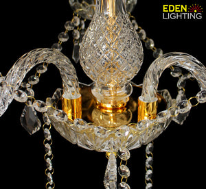 9196-3P Gold Marquis chandelier