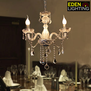 9196-3L Clear Marquis chandelier